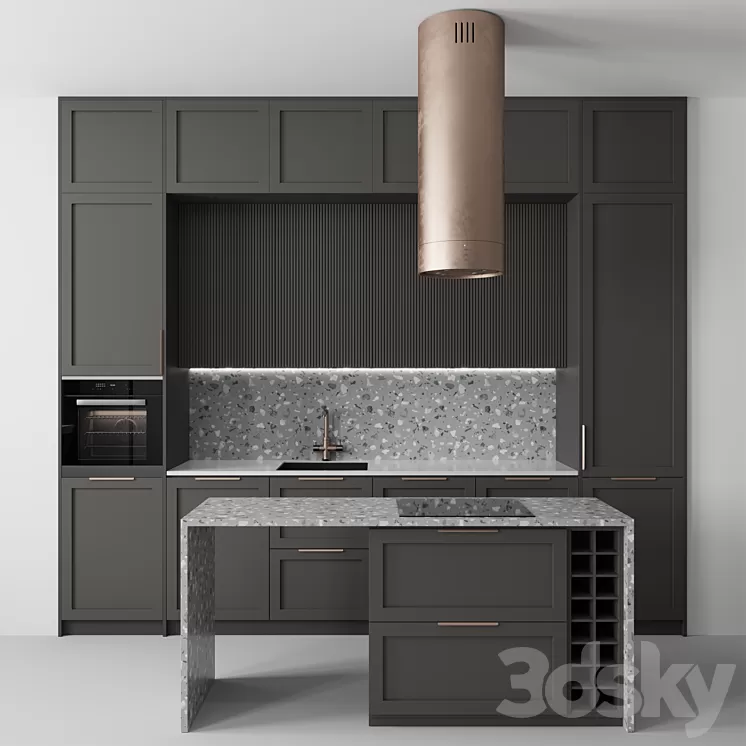 Kitchen No. 25 3D Model Kitchen No. 25 3D Model