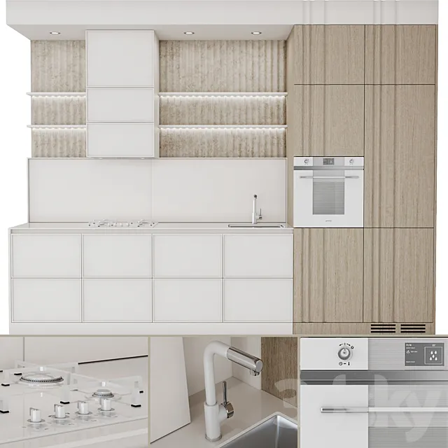 Kitchen No. 3 3D Model