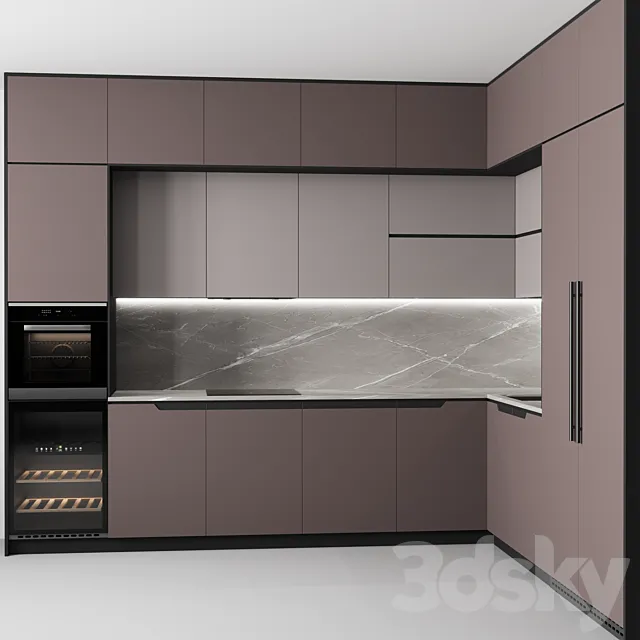 Kitchen No. 35 3D Model Kitchen No. 35 3D Model