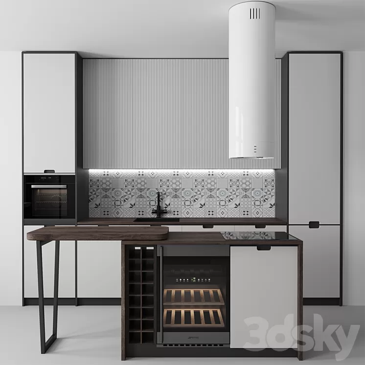 Kitchen No. 36 3D Model Kitchen No. 36 3D Model
