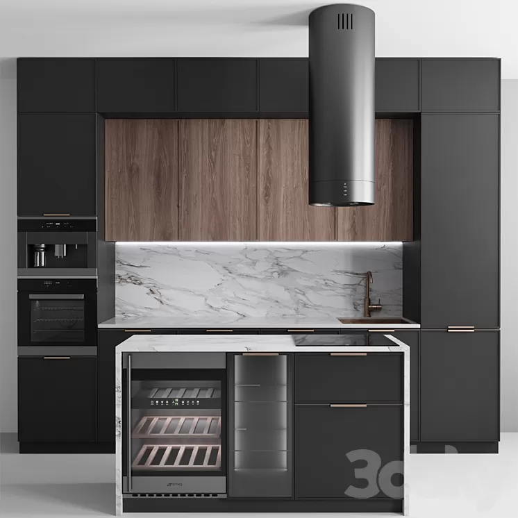 Kitchen No. 38 3D Model Kitchen No. 38 3D Model