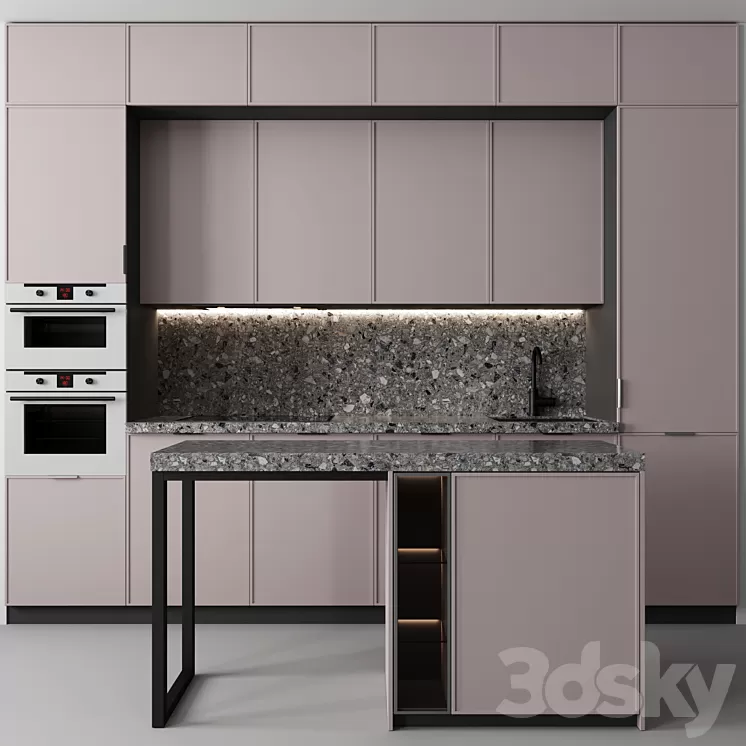 Kitchen No. 4 3D Model Kitchen No. 4 3D Model