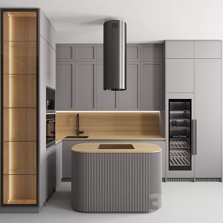 Kitchen No. 43 3D Model Kitchen No. 43 3D Model