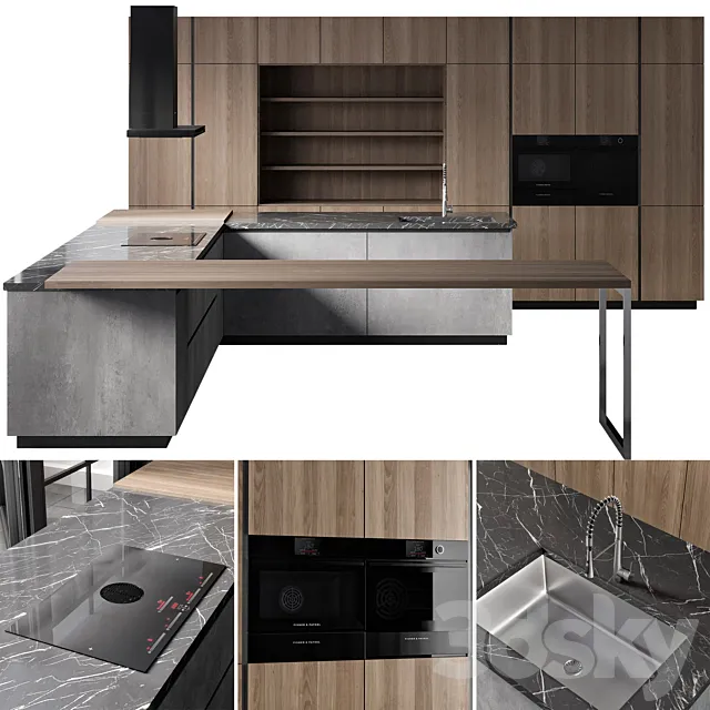 Kitchen NO.5 3D Model Kitchen NO.5 3D Model