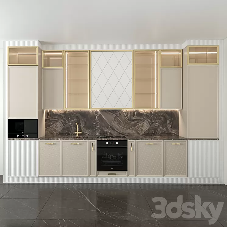 Kitchen No. 5 3D Model Kitchen No. 5 3D Model