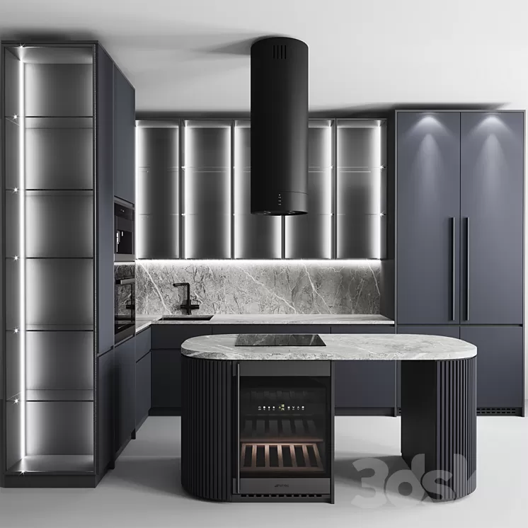 Kitchen No. 54 3D Model Kitchen No. 54 3D Model