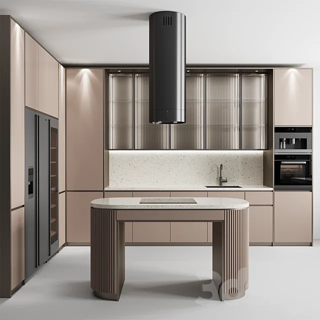 Kitchen No. 55 3D Model Kitchen No. 55 3D Model