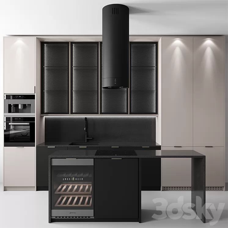 Kitchen No. 61 3D Model Kitchen No. 61 3D Model