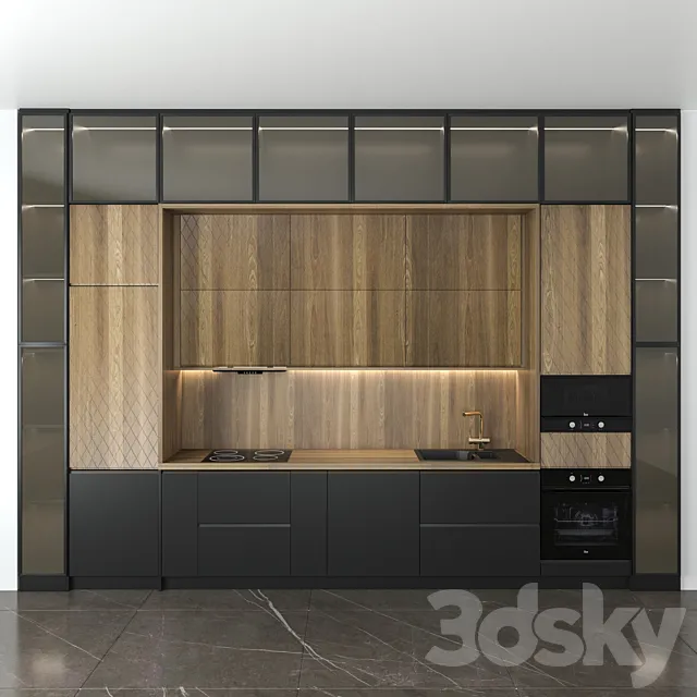 Kitchen No. 7 3D Model Kitchen No. 7 3D Model