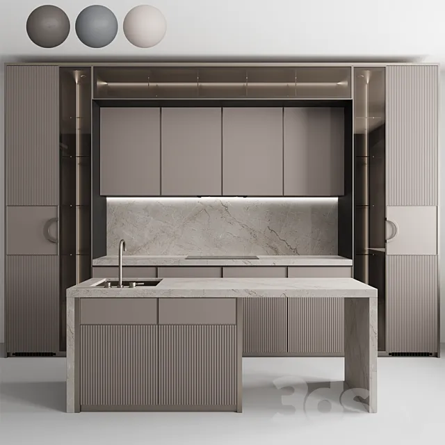 Kitchen No. 74 3D Model