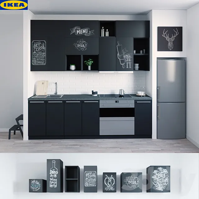 Kitchen of Iudea Yudevalla 3DModel