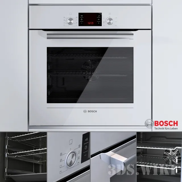 kitchen – Oven BOSCH HBG 43 T 420 3D Model