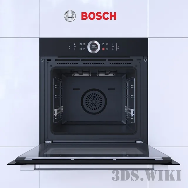 kitchen – Oven Bosch HBG633BB1 3D Model