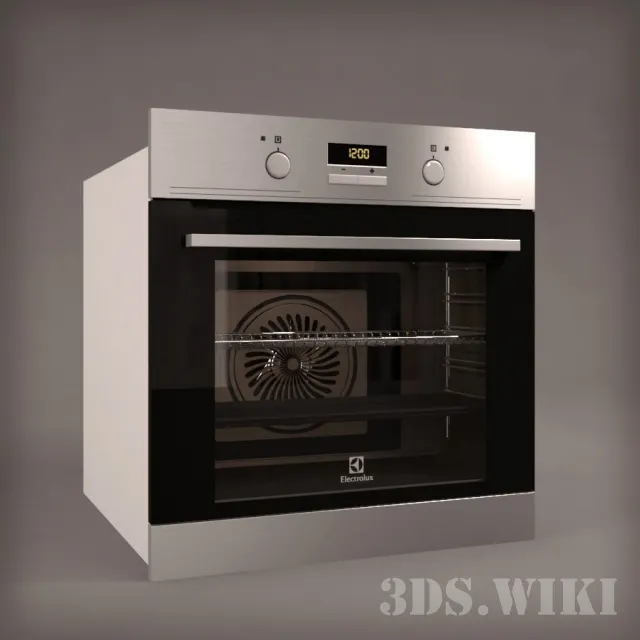 kitchen – Oven Electrolux 3D Model