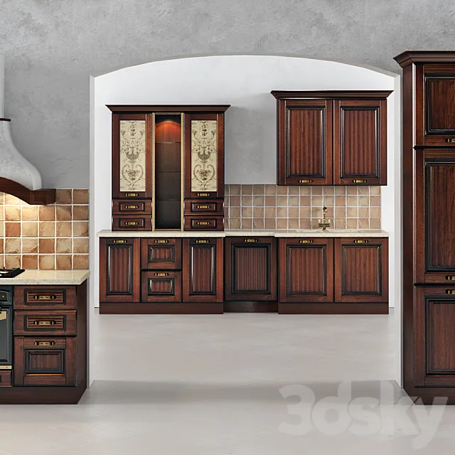 Kitchen PAOLA 3D Model