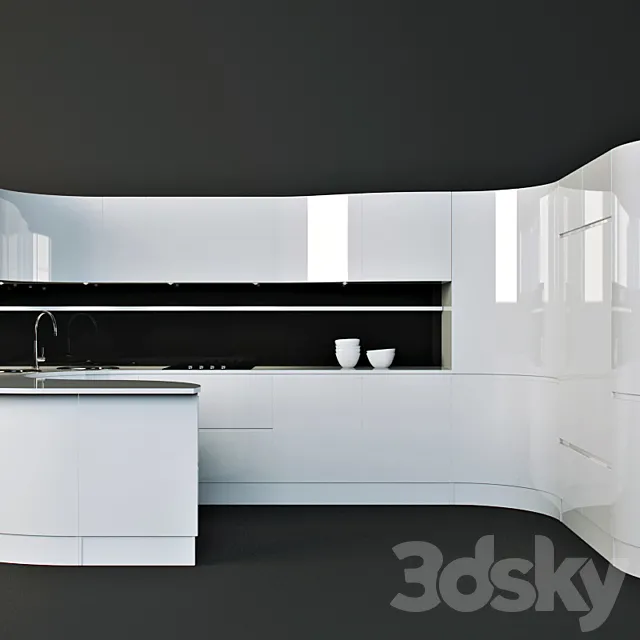 Kitchen Pedini – Artika 3D Model