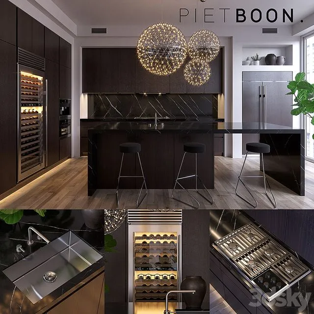 Kitchen Piet Boon SIGNATURE 2 3D Model