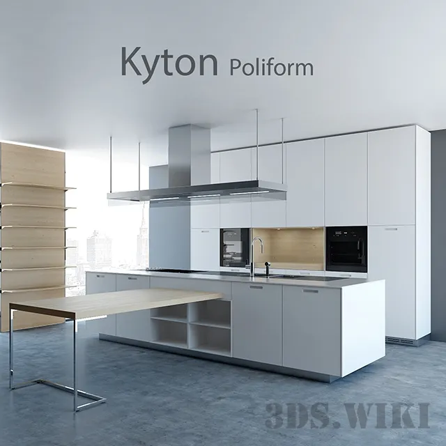 kitchen – Poliform Kyton Kitchen 3D Model
