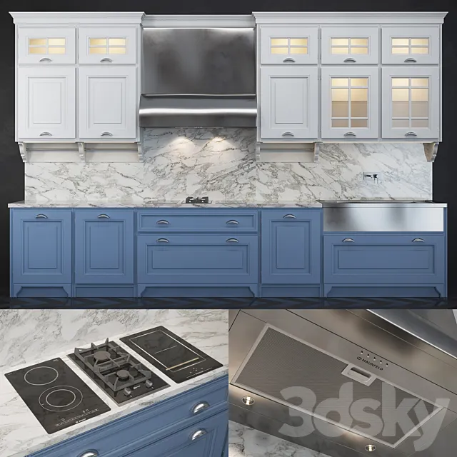 Kitchen Prestige BOSTON 3D Model Kitchen Prestige BOSTON 3D Model