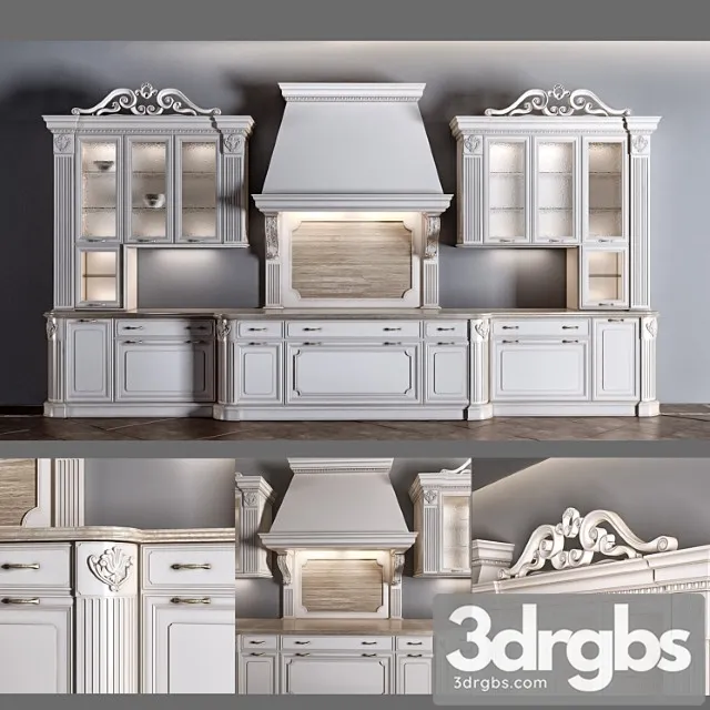 Kitchen Prestige Regina Dama 3D Model Download