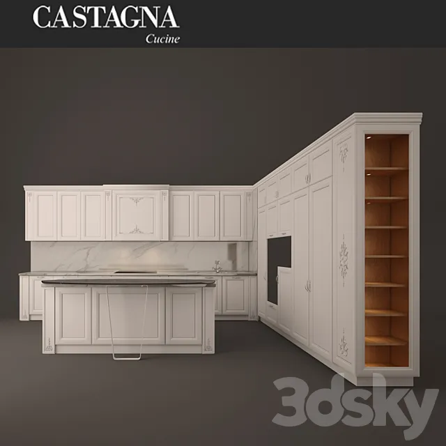 Kitchen Princess CASTAGNA Sucine 3D Model