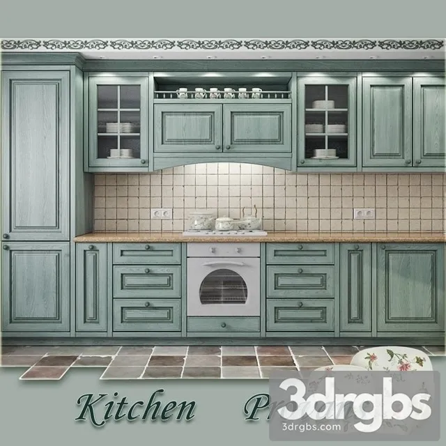 Kitchen Provans 3D Model Download