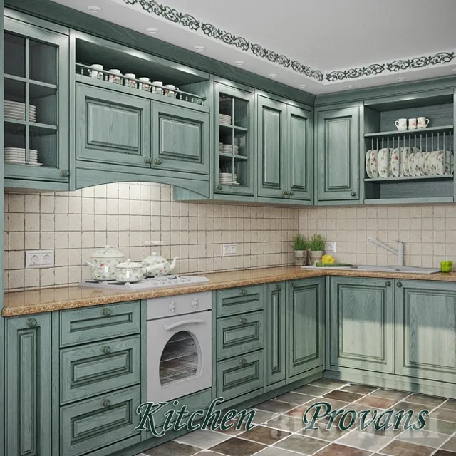 kitchen – Provence style kitchen 3D Model