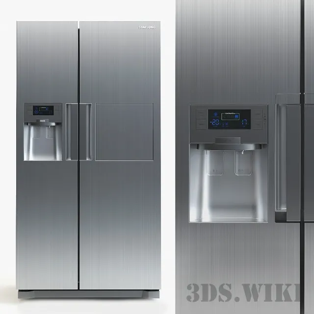 kitchen – Refrigerator Samsung RSH7ZNRS 3D Model kitchen – Refrigerator Samsung RSH7ZNRS 3D Model