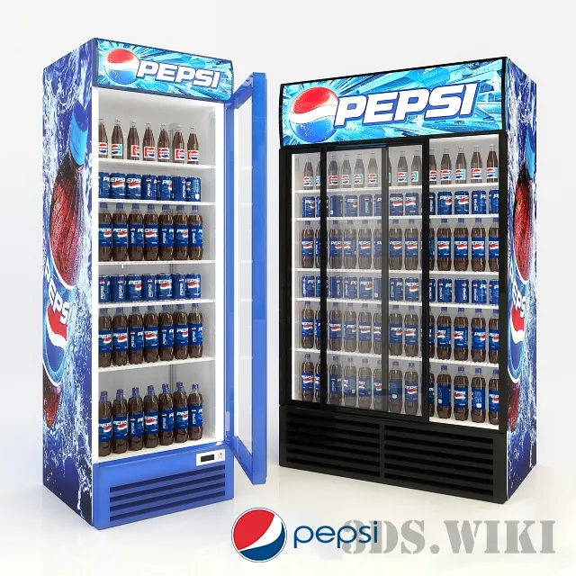 kitchen – Refrigerators Pepsi 3D Model