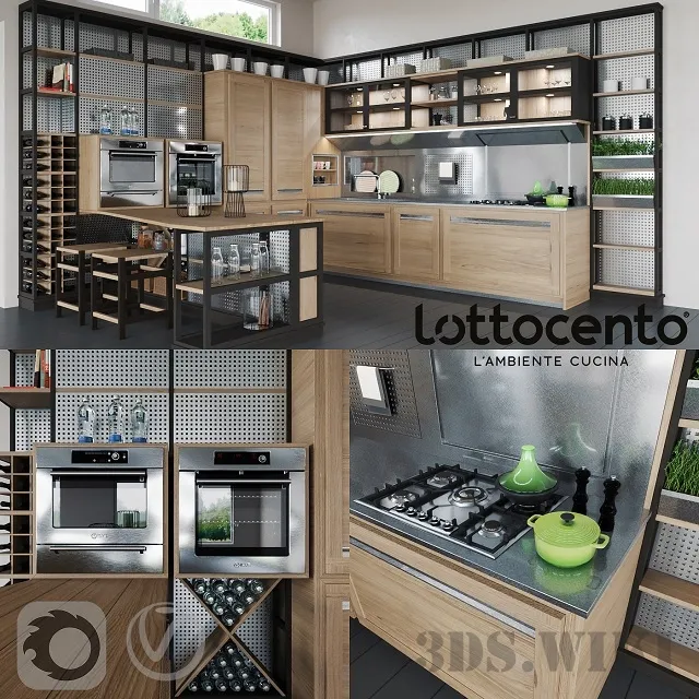 kitchen – Rovereto by L’Ottocento kitchen 3D Model