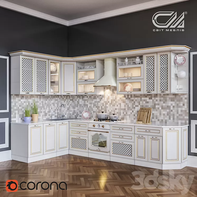 “Kitchen “”Roxana””” 3D Model “Kitchen “”Roxana””” 3D Model