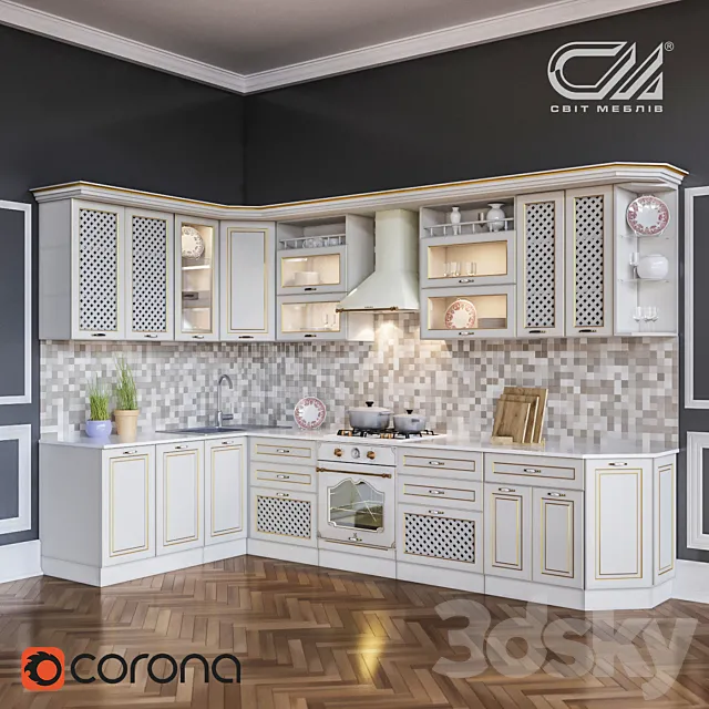 Kitchen “Roxana” 3DModel