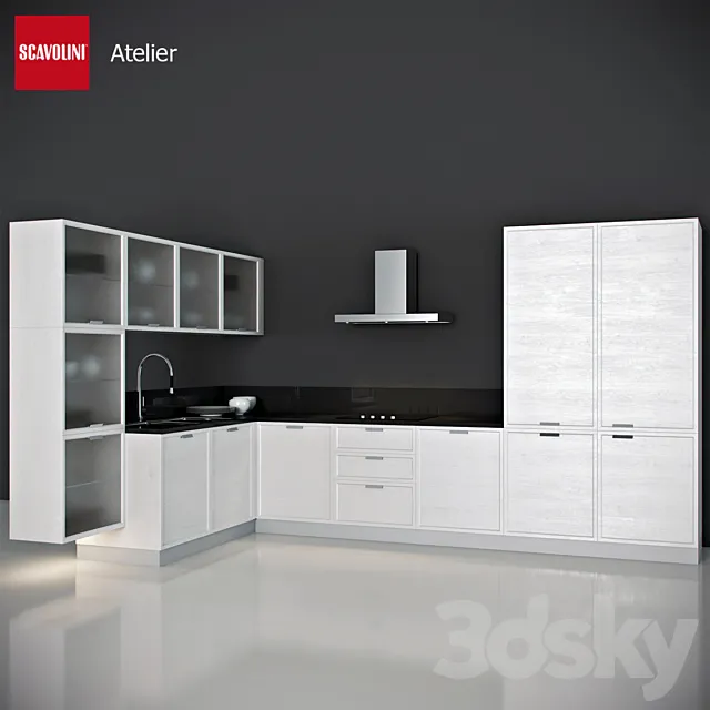 Kitchen Scavolini – Atelier 3DModel