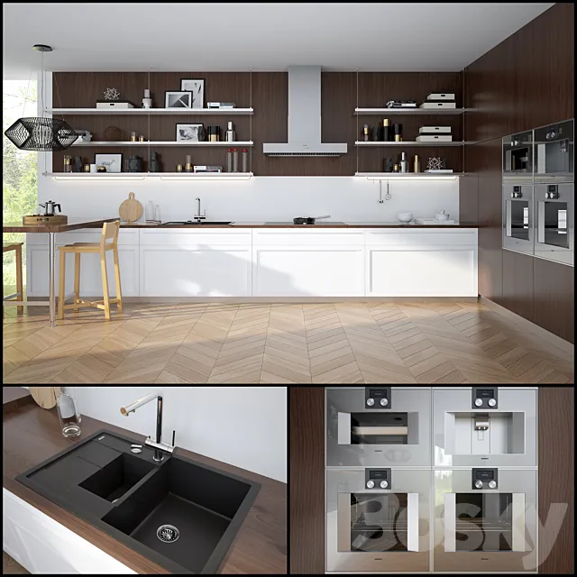 Kitchen Scavolini – Carattere 3D Model