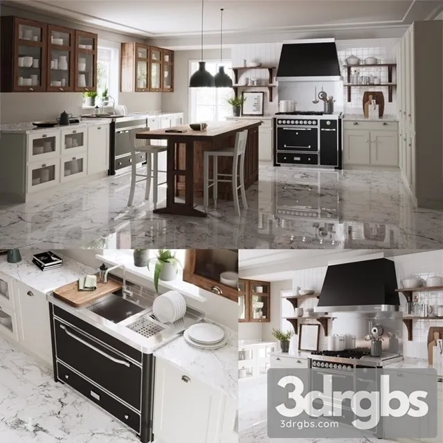 Kitchen Scavolini Favilla 3D Model Download