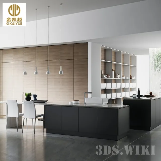 kitchen – Scavolini Qi Kitchen 3D Model