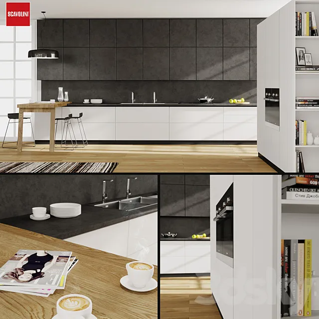 Kitchen Scavolini Scenery 3DModel