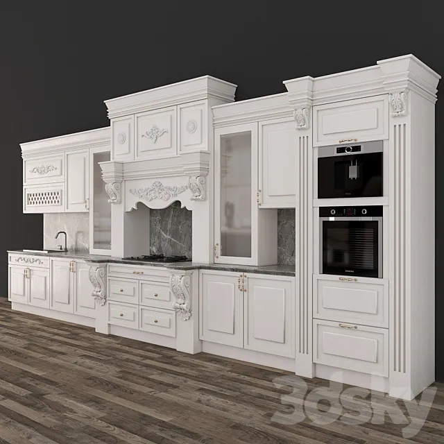 kitchen-set-02 3D Model kitchen-set-02 3D Model