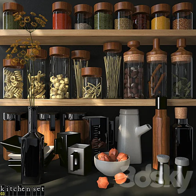 Kitchen Set – 03 3DModel