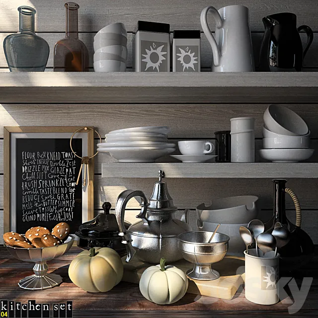 Kitchen Set – 04 3DModel