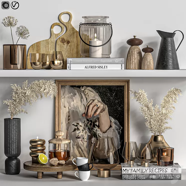 Kitchen Set 05 3D Model Kitchen Set 05 3D Model