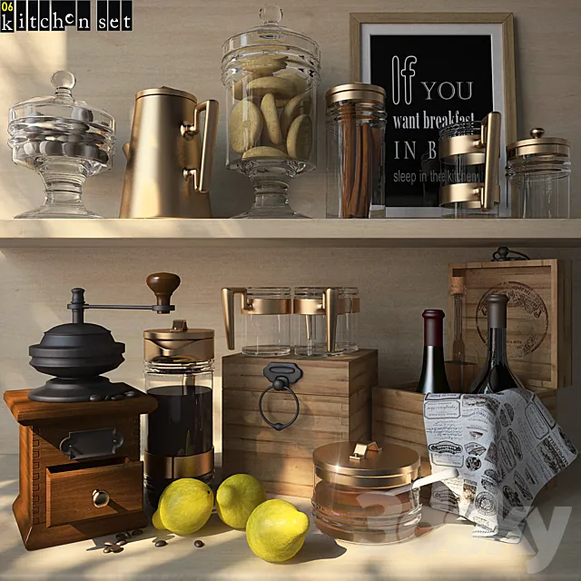 Kitchen Set – 06 3DModel
