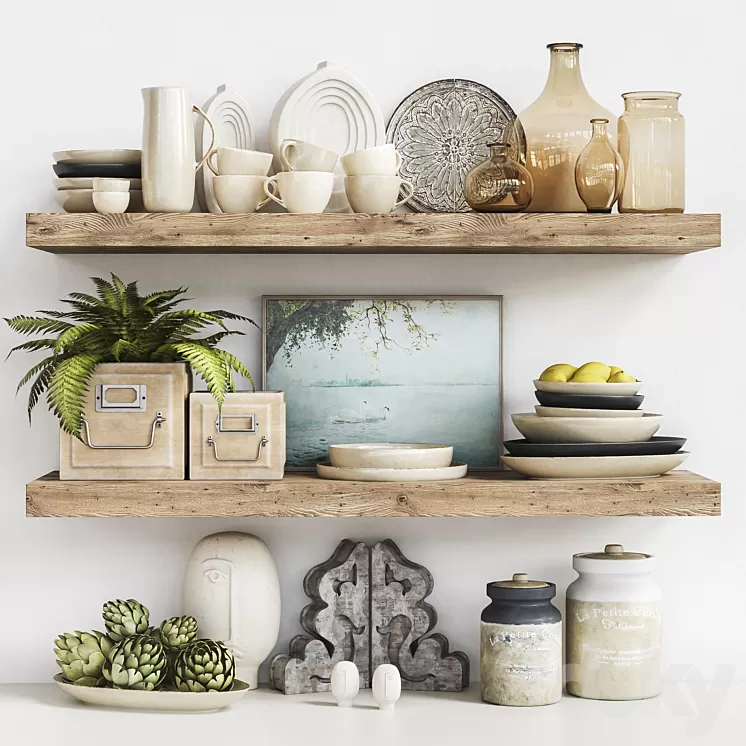 Kitchen set 10 3D Model