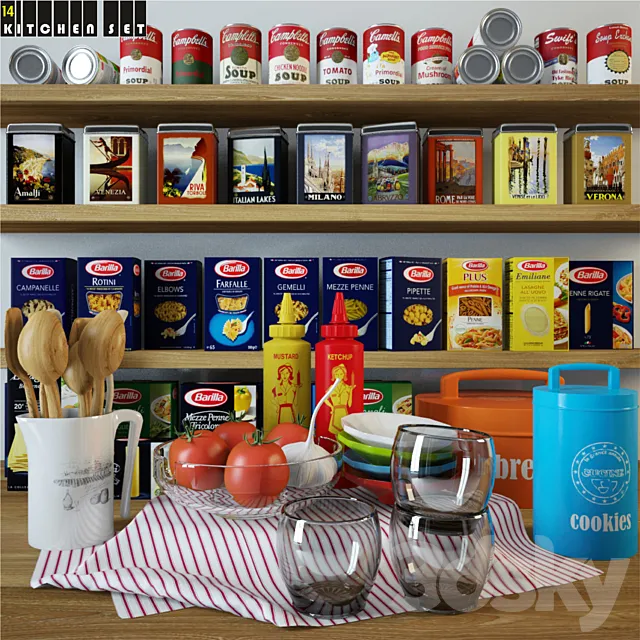 Kitchen Set 14 3DModel