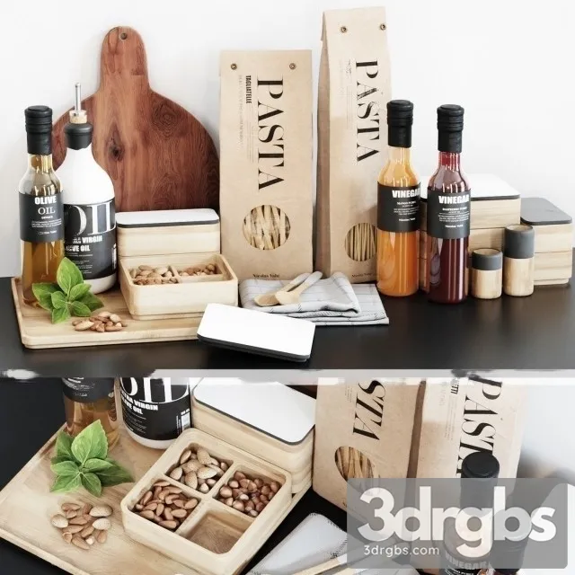 Kitchen Set 2 3D Model Download