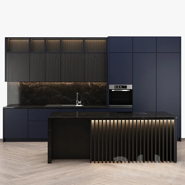 Kitchen set 3 3D Model