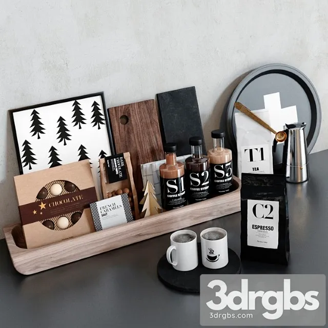 Kitchen Set 3 3D Model Download