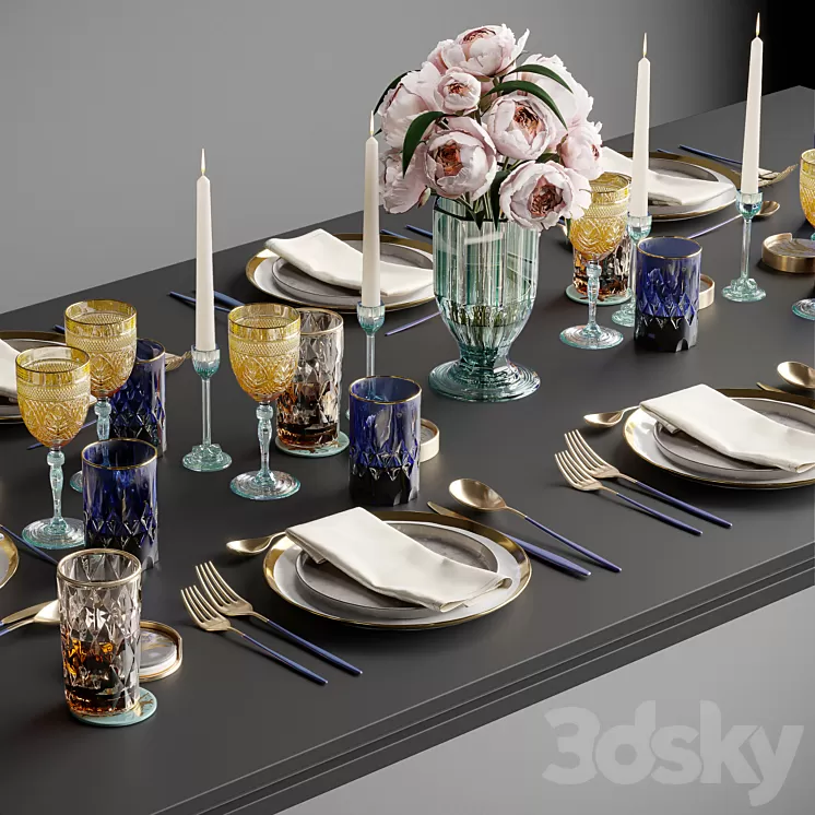 Kitchen set 3D Model