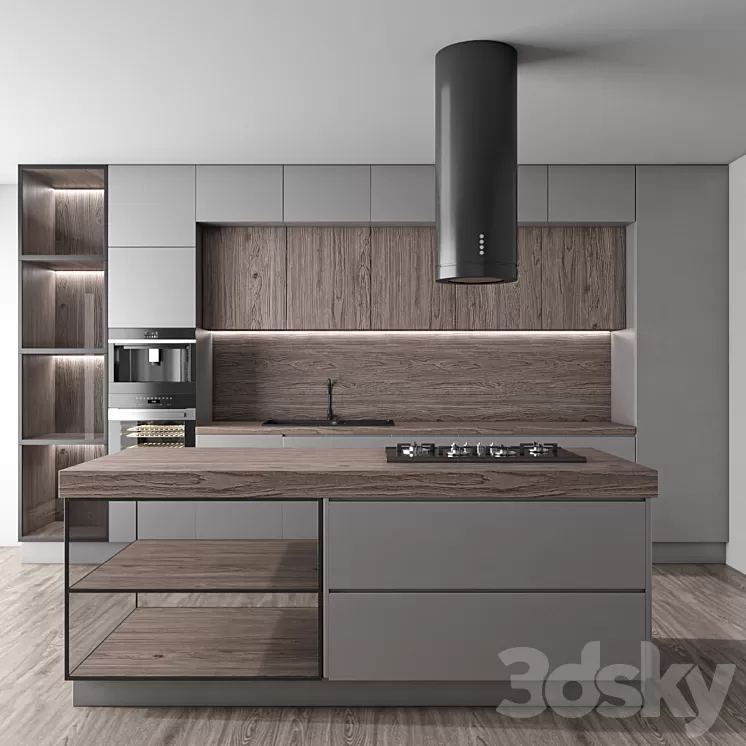 kitchen set 41 3D Model Free Download
