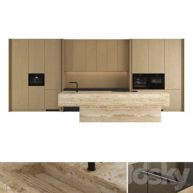 Kitchen set 47 3D Model Kitchen set 47 3D Model